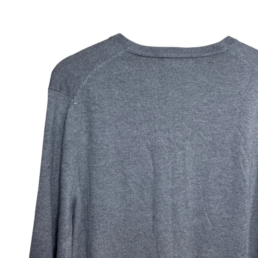 Banana Republic Luxury Blend Men V Neck Long Sleeve Sweater Size L Silk cashnere